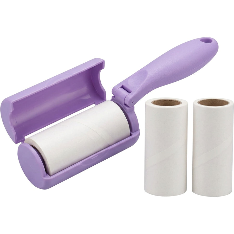 Orav Folding Travel Adhesive Lint Roller 7 cm with 2 Refills Lavender